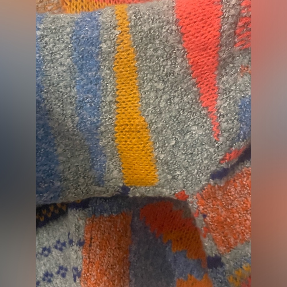 moon & madison Multicolor Patchwork Sweater - image 10